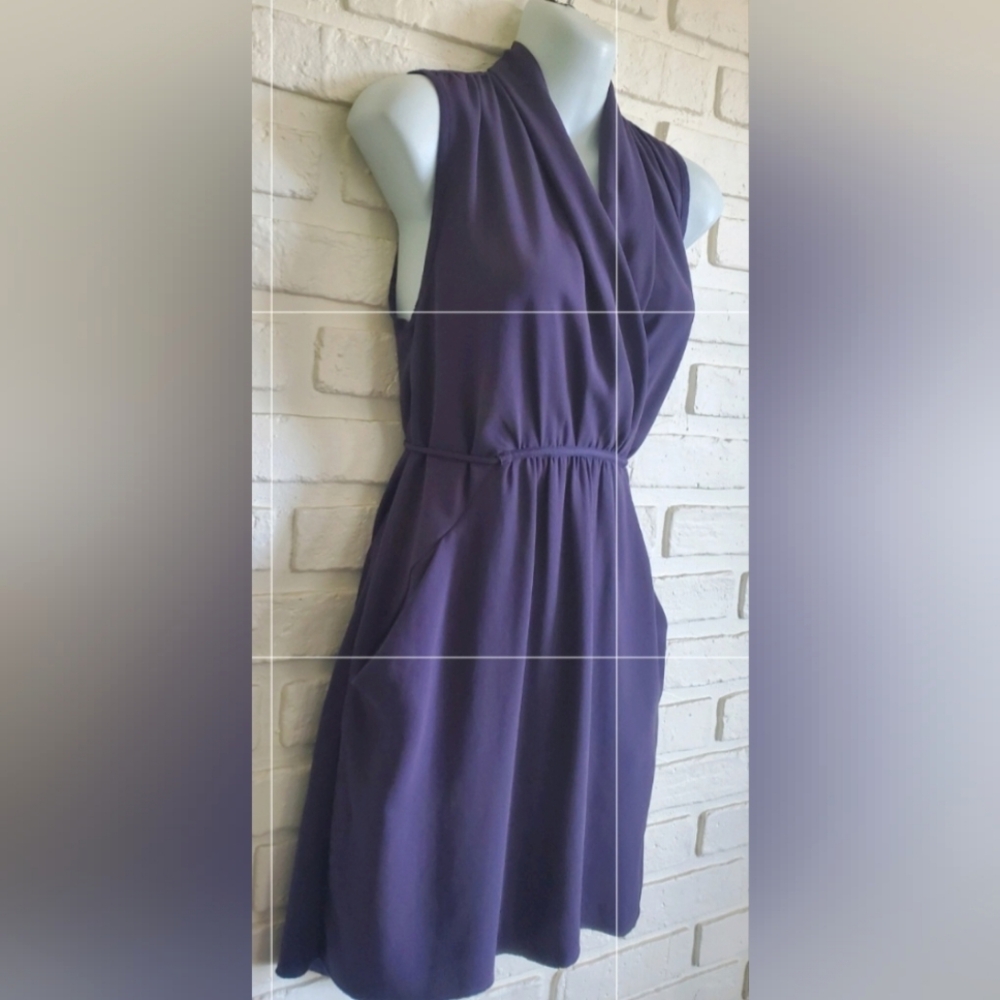 Wilfred Aritzia Sabine Mini Dress Eggplant Purple Size XXS - Picture 5 of 11